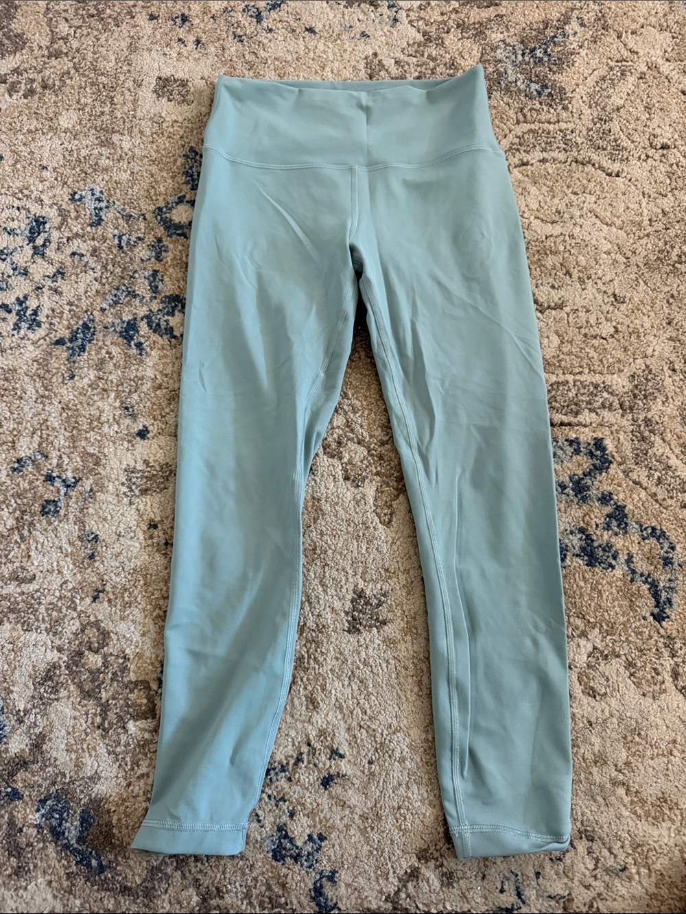 Lululemon High-Waist Sage Green Leggings